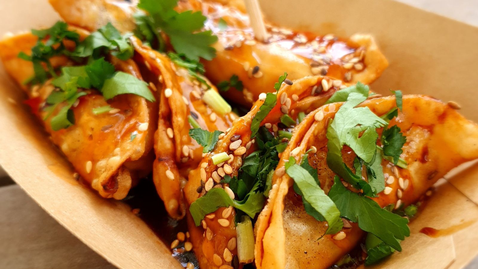 We Sell Dumplings / We Sell Popcorn Chicken